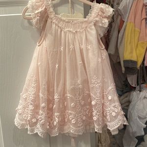 2 piece set dress with bloomers